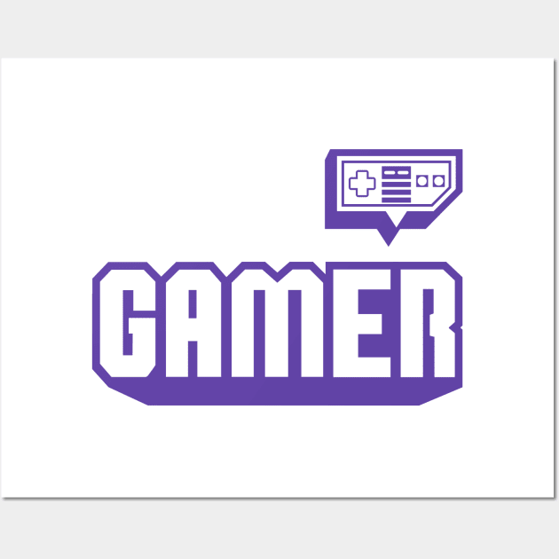 Gamer Wall Art by GeekVibeStore